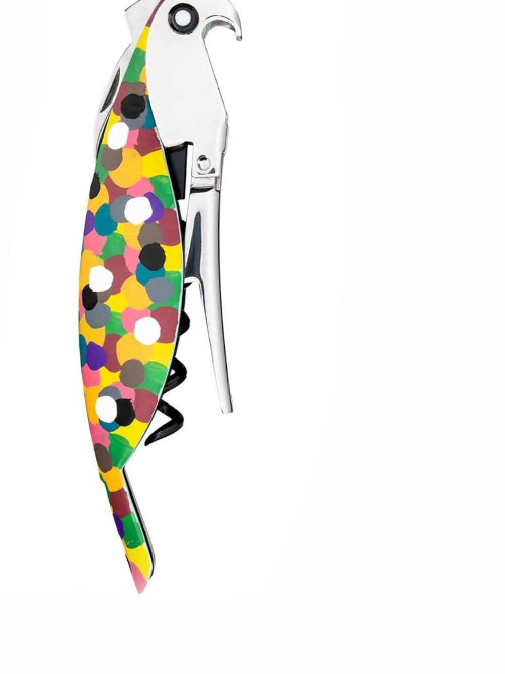 Stylish Parrot Corkscrew - Sommelier Design, Durable Cast Aluminum & PC